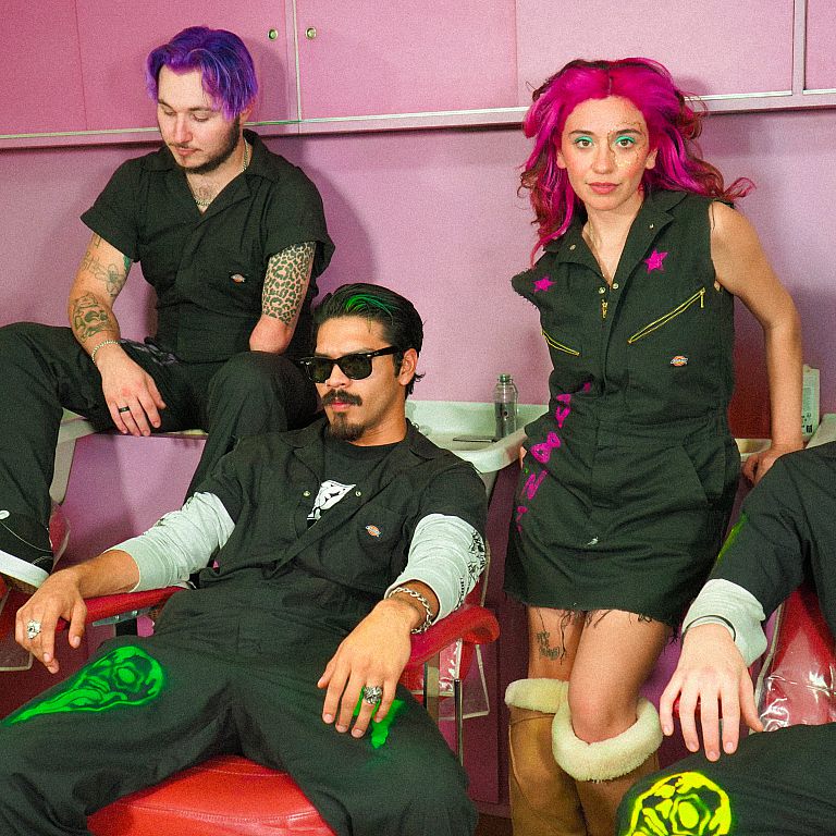 S8nt Elektric    S8NT ELEKTRIC  has quickly become a force in the heavy music scene for their colorful and adrenaline-fueled approach to the genre. Combining the upbeat, catchy melodies of pop music with brutal riffs and emotional guitar solos found in me